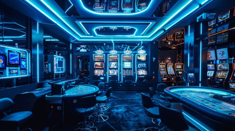 Meja blackjack Dream Gaming dengan dealer profesional di studio sultan lido